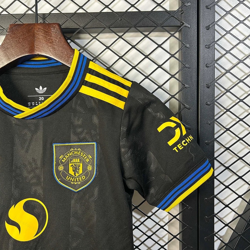 2025/2026 Manchester United Third Away Football Shirt Kids Size - Detail 3