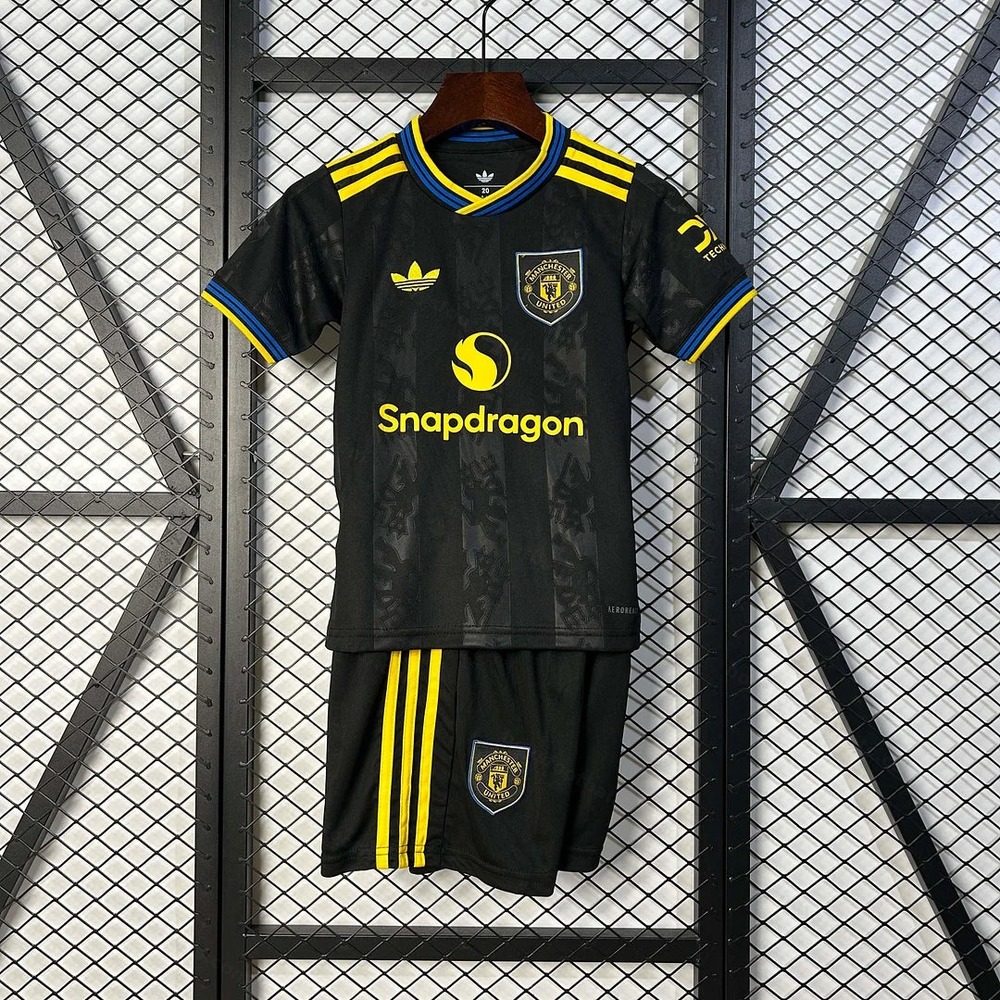 2025/2026 Manchester United Third Away Football Shirt Kids Size - Detail 6
