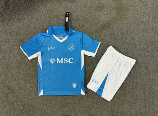 Napoli Home Kids Football Kit 24/25