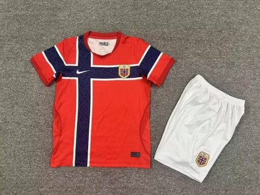 2026 Norway Home World Cup Football Shirt Kids Size
