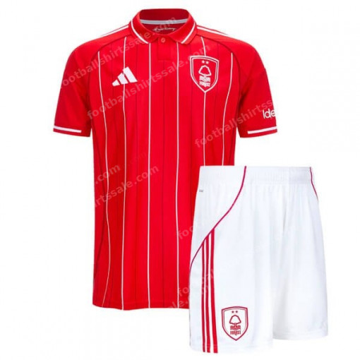 Nottingham Forest Home Kids Football Kit 25/26