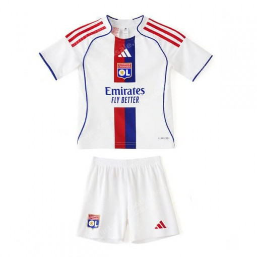 Olympique Lyon Home Kids Football Kit 25/26