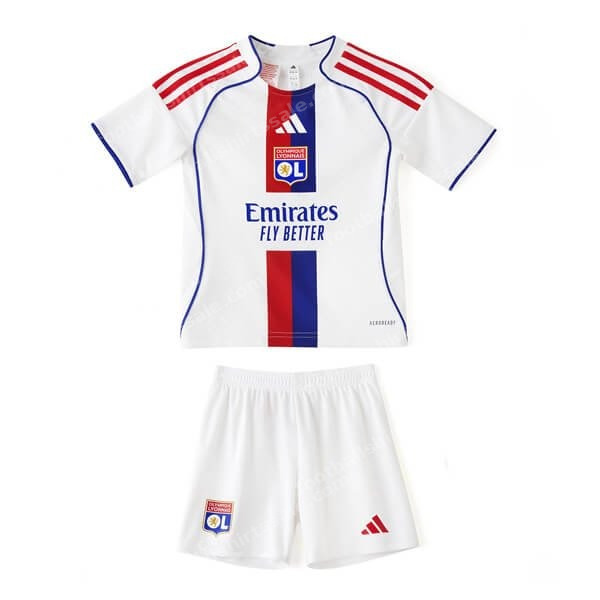 Olympique Lyon Home Kids Kit 25/26