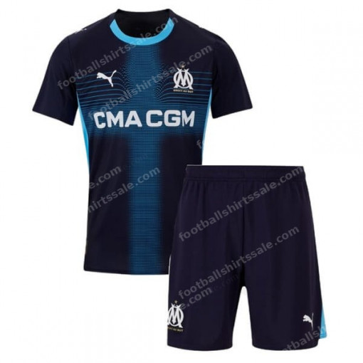 Olympique Marseille Away Kids Football Kit 25/26