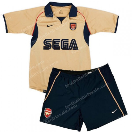 Arsenal Retro Away Kids Football Kit 01/02