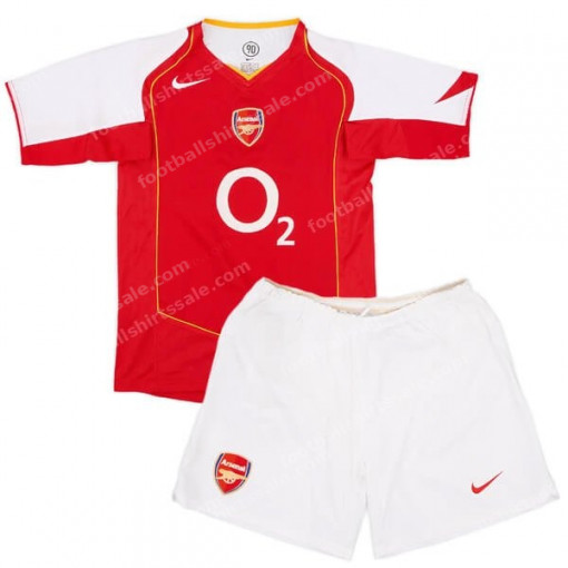 Arsenal Retro Home Kids Football Kit 04/05