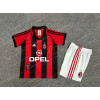 1998/1999 Retro Kids Size AC Milan Home Soccer Jersey 1:1 Thai Quality