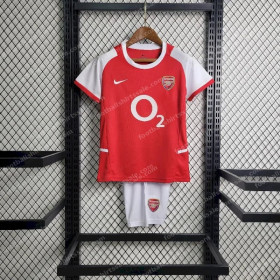 Arsenal Retro Home Kids Football Kit 02/04