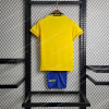 1994 Retro Kids Size Brazil Home Soccer Jersey - Detail 1