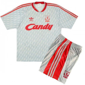 Liverpool Retro Away Kids Football Kit 89/91