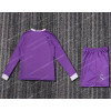 2016/2017 Retro Long Sleeve Real Madrid Away Football Shirt Kids Size - Detail 1