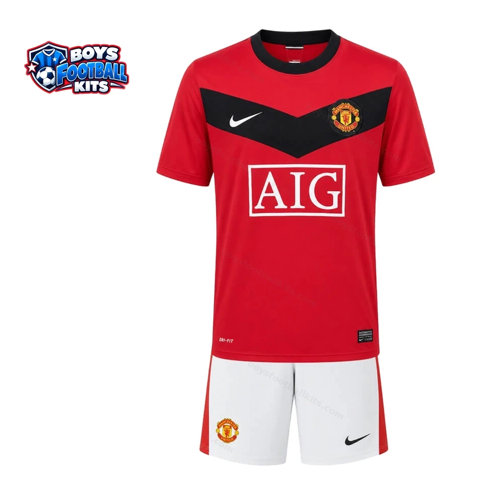 Retro Manchester United Home Kids Kit 01/02