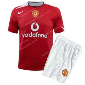 Manchester United Retro Home Kids Football Kit 04/06