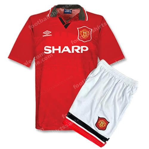Manchester United Retro Home Kids Football Kit 94/96