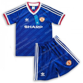 Manchester United Retro Third 86 Kids Football Kit