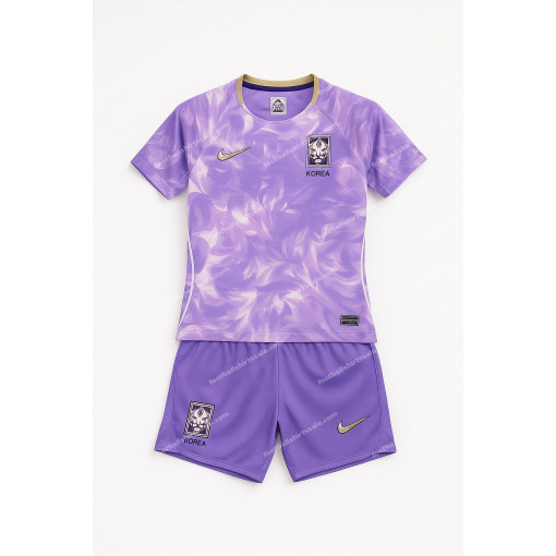 2026 South Korea Away World Cup Football Shirt Kids Size