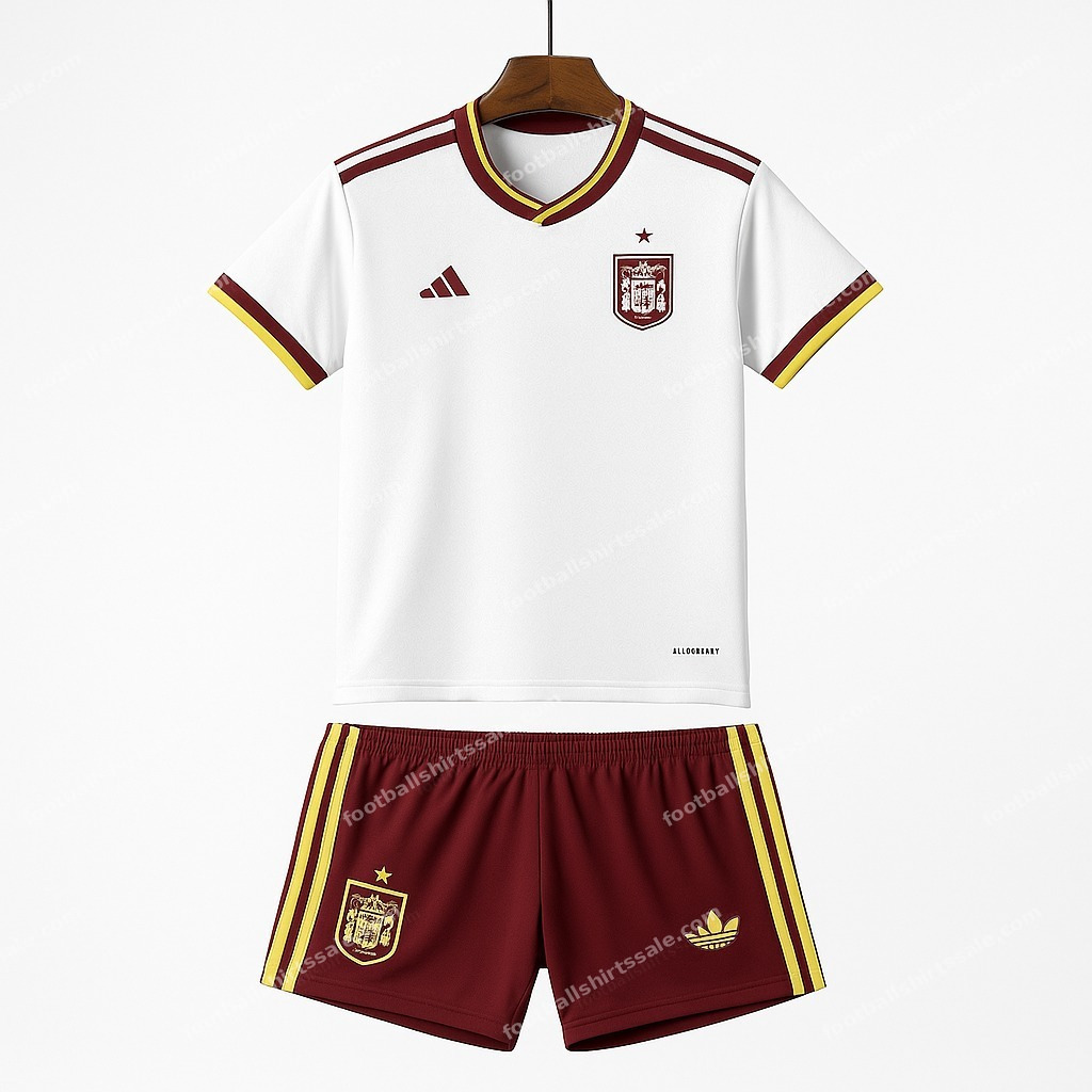 2026 Spain Away World Cup Football Shirt Kids Size