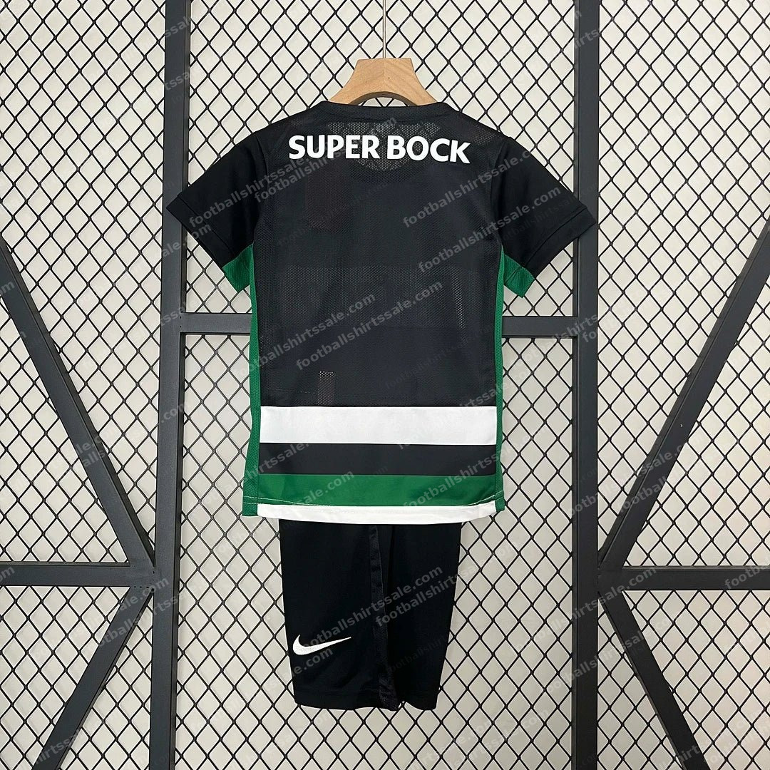 2024/2025 Sporting Lisbon Home Football Shirt 1:1 Thai Quality Kids Size - Detail 1