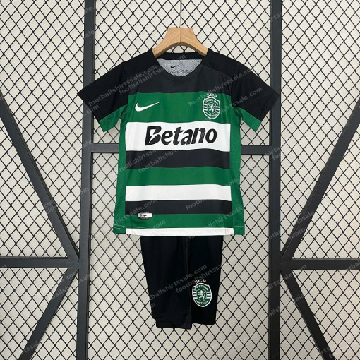 Sporting Lisbon Home Kids Football Kit 24/25