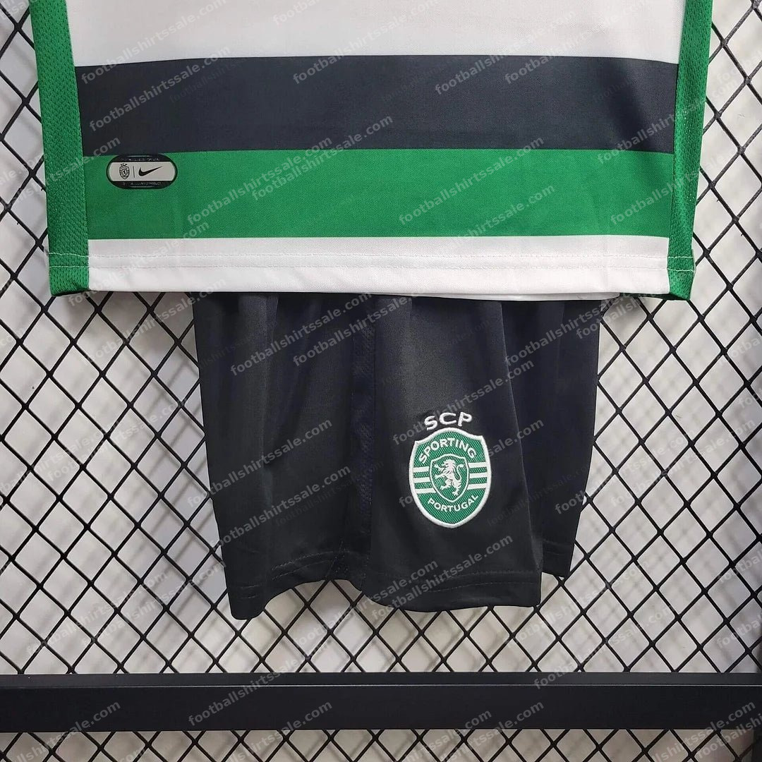 2024/2025 Sporting Lisbon Home Football Shirt 1:1 Thai Quality Kids Size - Detail 6