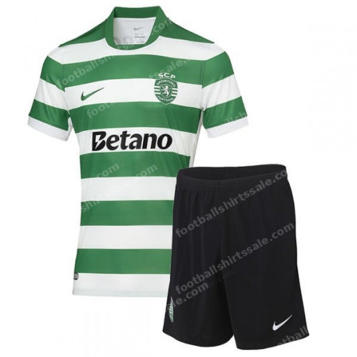 Sporting Lisbon Home Kids Football Kit 25/26