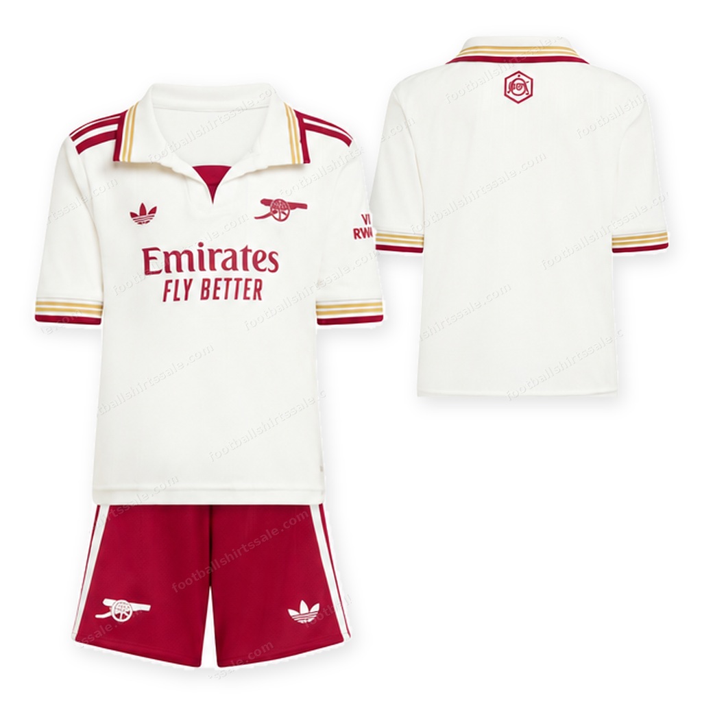 Arsenal Third Kids Football Kit 25/26