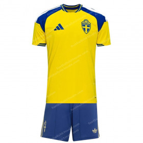 Sweden Home Kids Football Kit 2026