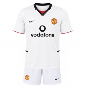 Manchester United Retro Away Kids Football Kit 02/03