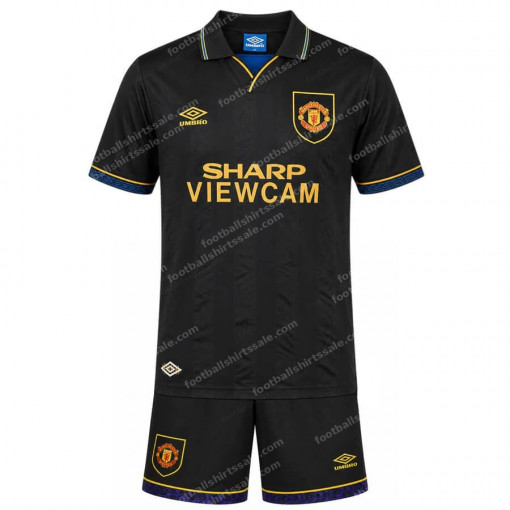 Manchester United Retro Away Kids Football Kit 93/94