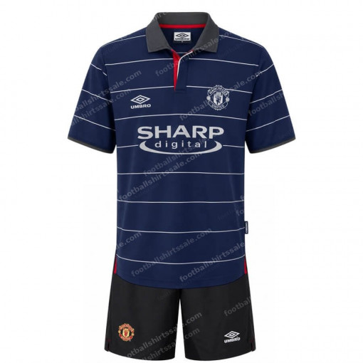 Manchester United Retro Away Kids Football Kit 99/00