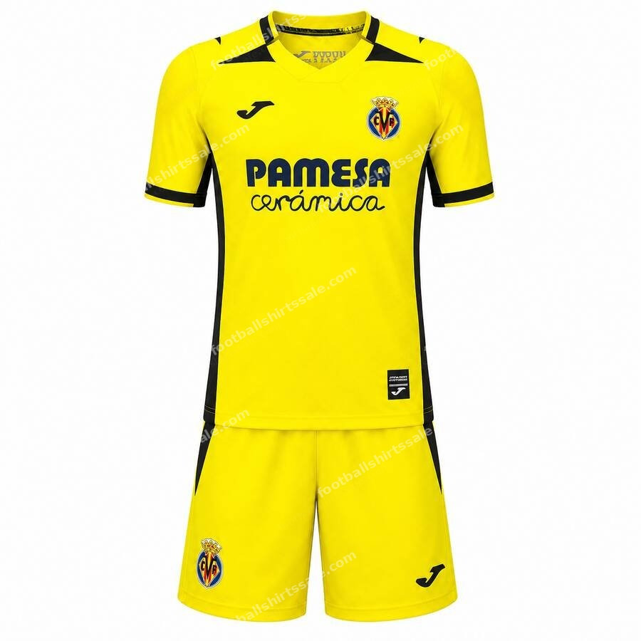 Villarreal Home Kids Football Kit