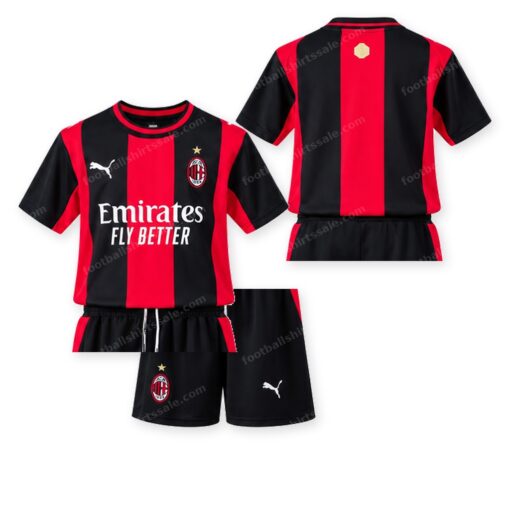 AC Milan Home Kids Football Kit 26/27