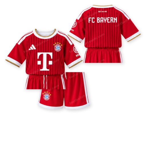 Bayern Munich Home Kids Football Kit 26/27 - Best Football Gift for Boys