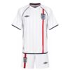 England Retro Home Kids Football Kit 2002