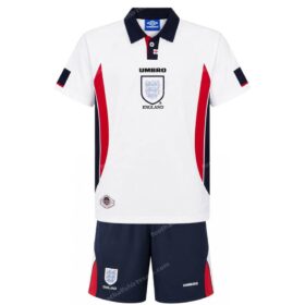 England Retro Home Kids Football Kit 1998