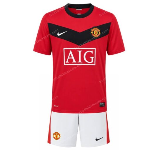 Manchester United Retro Home Kids Football Kit 09/10