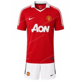 Manchester United Retro Home Kids Football Kit 10/11
