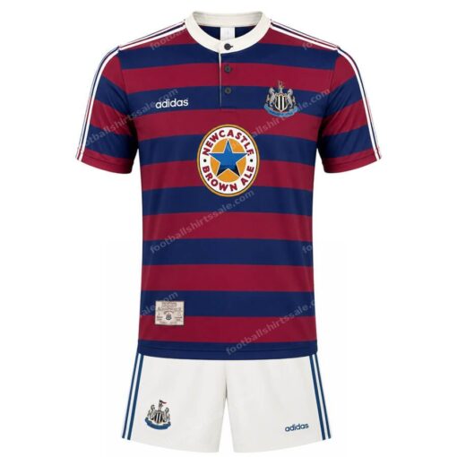 Newcastle United Retro Away Kids Football Kit 95/96