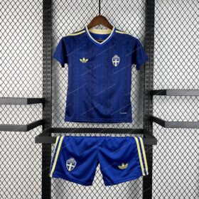 Sweden Away World Cup Kids Football Kit 2026