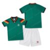 Germany Retro Away Kids Football Kit 1992 Front and Back View