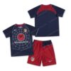 Atletico Madrid Retro Away Kids Football Kit 04/05 Front and Back View