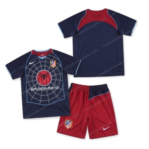 Atletico Madrid Retro Away Kids Football Kit 04/05