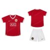 Manchester United Retro Home Kids Football Kit 06/07 Front and Back View