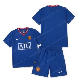 Manchester United Retro Away Kids Football Kit 07/08