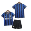Inter Milan Retro Home Kids Football Kit 09/10 Front and Back View