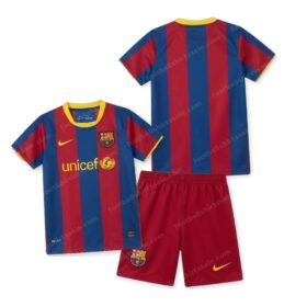 Barcelona Retro Home Kids Football Kit 10/11
