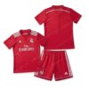 Real Madrid Retro Away Kids Football Kit 14/15 Front and Back View