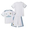 Real Madrid Retro Home Kids Football Kit 17/18 Front and Back View