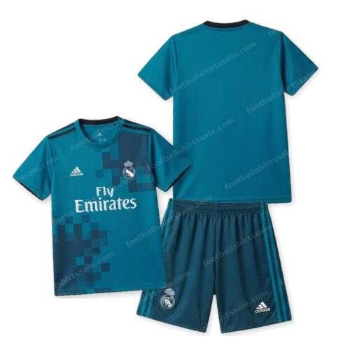 Real Madrid Retro Third Kids Football Kit 17/18