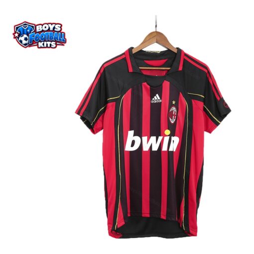 AC Milan Retro Home Football Shirt 06/07-thumbnail